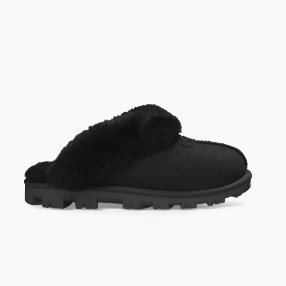 UGG coquette slippers black women’s size 8 gently used